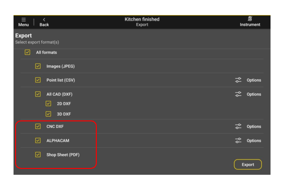 Sélectionner un format